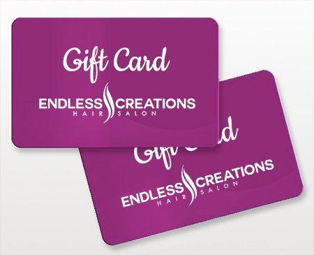 electronic gift cards Endless Creations Hair Salon Gilbert AZ