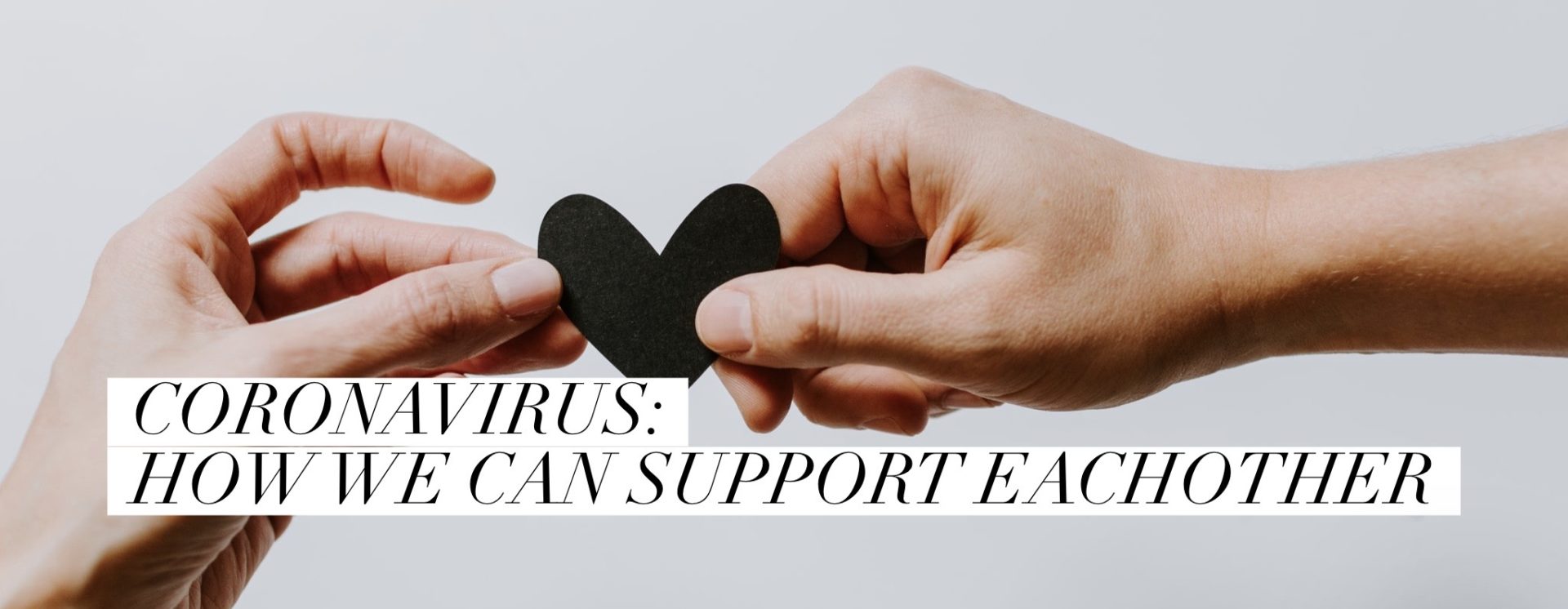 how we can support each other